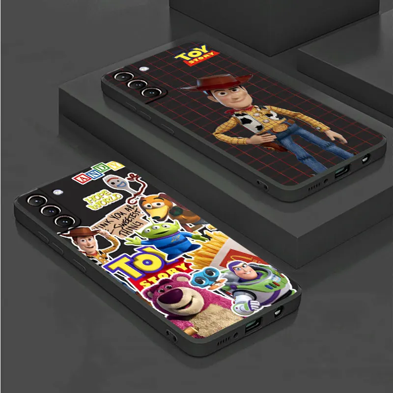 phone Cases for Samsung Galaxy S21 S23 Ultra FE case S20 S24 S10Plus S9 S21 funda Antiscratch cover Disney Toy Story Buzz Woody