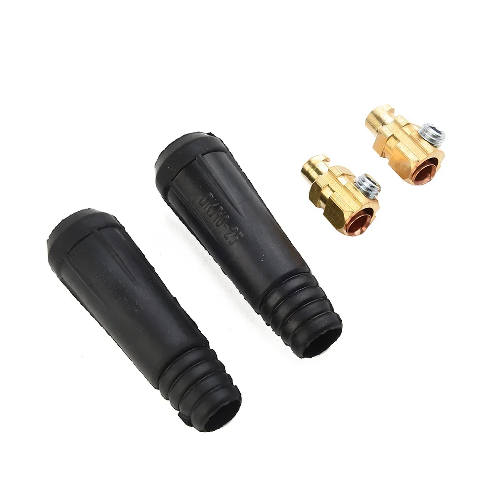 

TIG Welding Cable Panel Connector-Plug DKJ10-25 200Amp Quick Fitting 2pcs Plasma Cutting Machine Cleaning Cable Panel Connectors