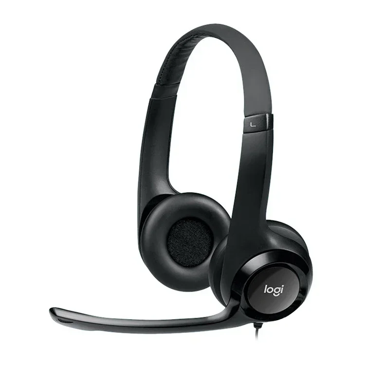 

Good feedback Logitechs H390 USB Wired Headset Stereo Headphones with Noise-Cancelling Microphone Gaming Earphone