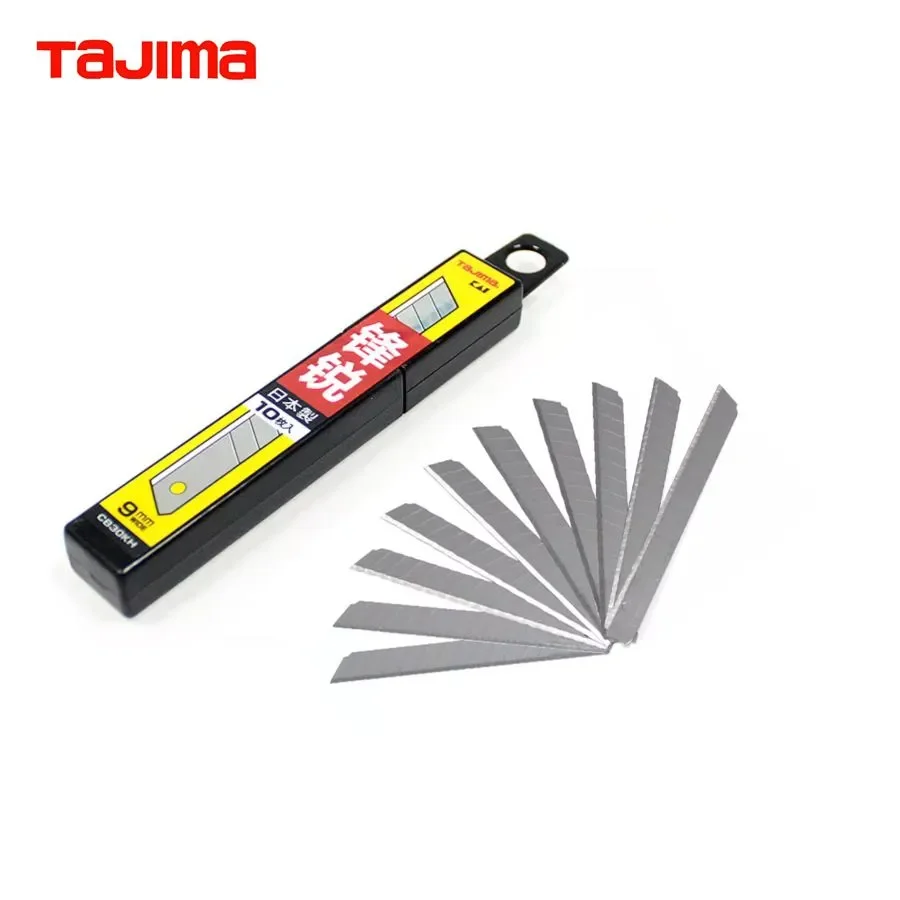 TAJIMA CB30KH 60° Angle Sharp Blades 10PCS 9mm Spare Blades Set A-Type Utility Knife Endura Blade for LC320B/330B/360B Cutter