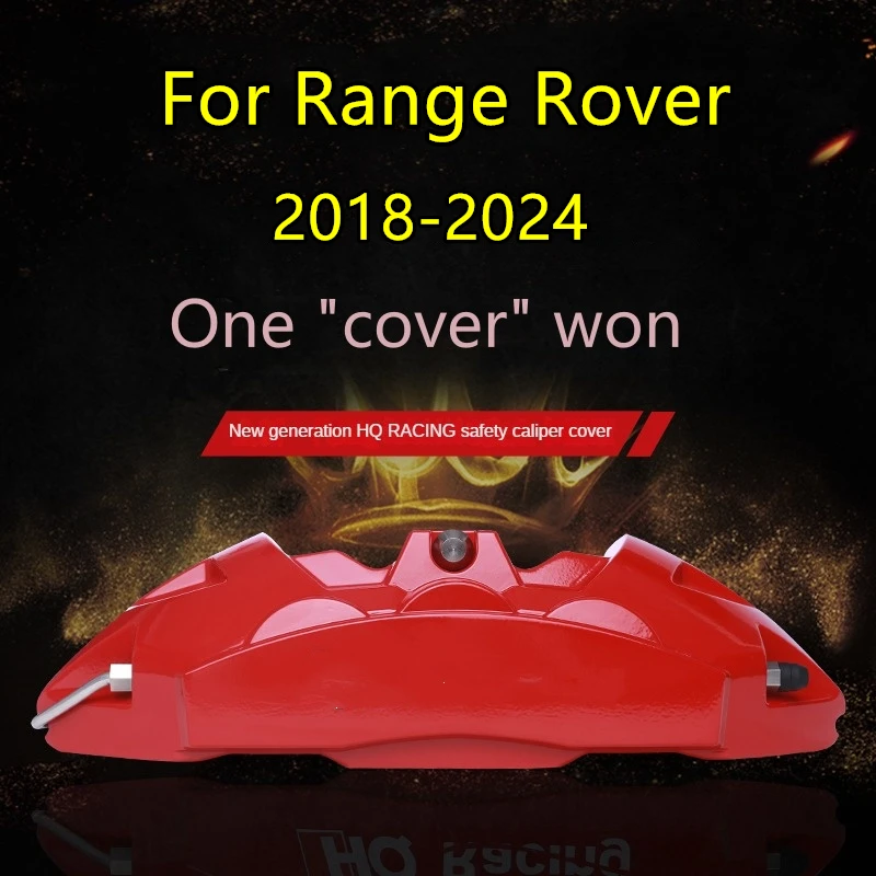 

2018 2024 For Rang Rover Car Brake Caliper Cover Front Rear 3D Aluminum Metal Kit Wheel Modification Decoration