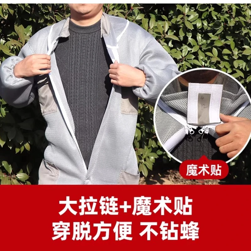 One-Piece 3D Breathable Mesh Beekeeping Suit Comfortable to Wear Sting-Resistant and Breathable for Outdoor Beekeeping view 6