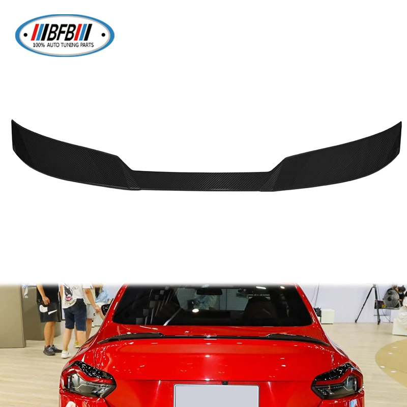 Dry Carbon Fiber Rear Trunk Spoiler Wing For BMW G42 G87 M2 Coupe 2022-2023 Car Rear Lip Cap Spoiler Car Accessories