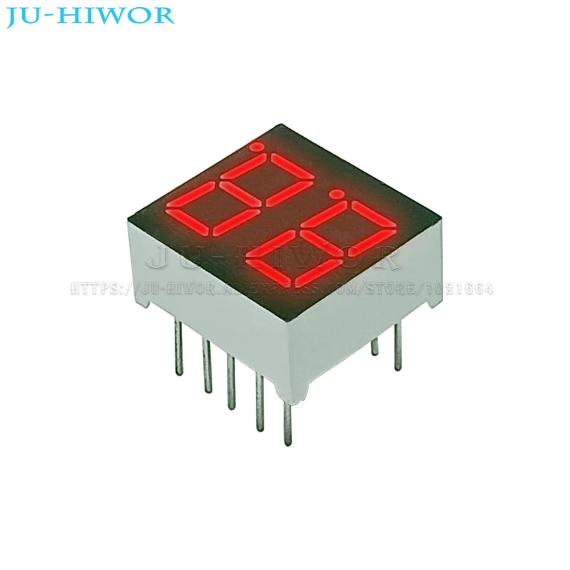 10 sztuk 0.36 Cal 10Pins 3261AS 3261BS 2 cyfry bity 7 Segment czerwona dioda LED wyświetlacz cyfrowy Digitron wspólna anoda katoda C-C C-A