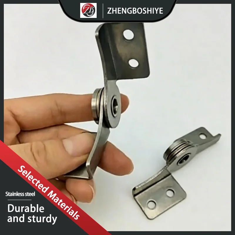 304 Stainless Steel Wire Hole Rotating Hinge Industrial Movable Shaft Can Stop Equipment Torque Hinge At Will