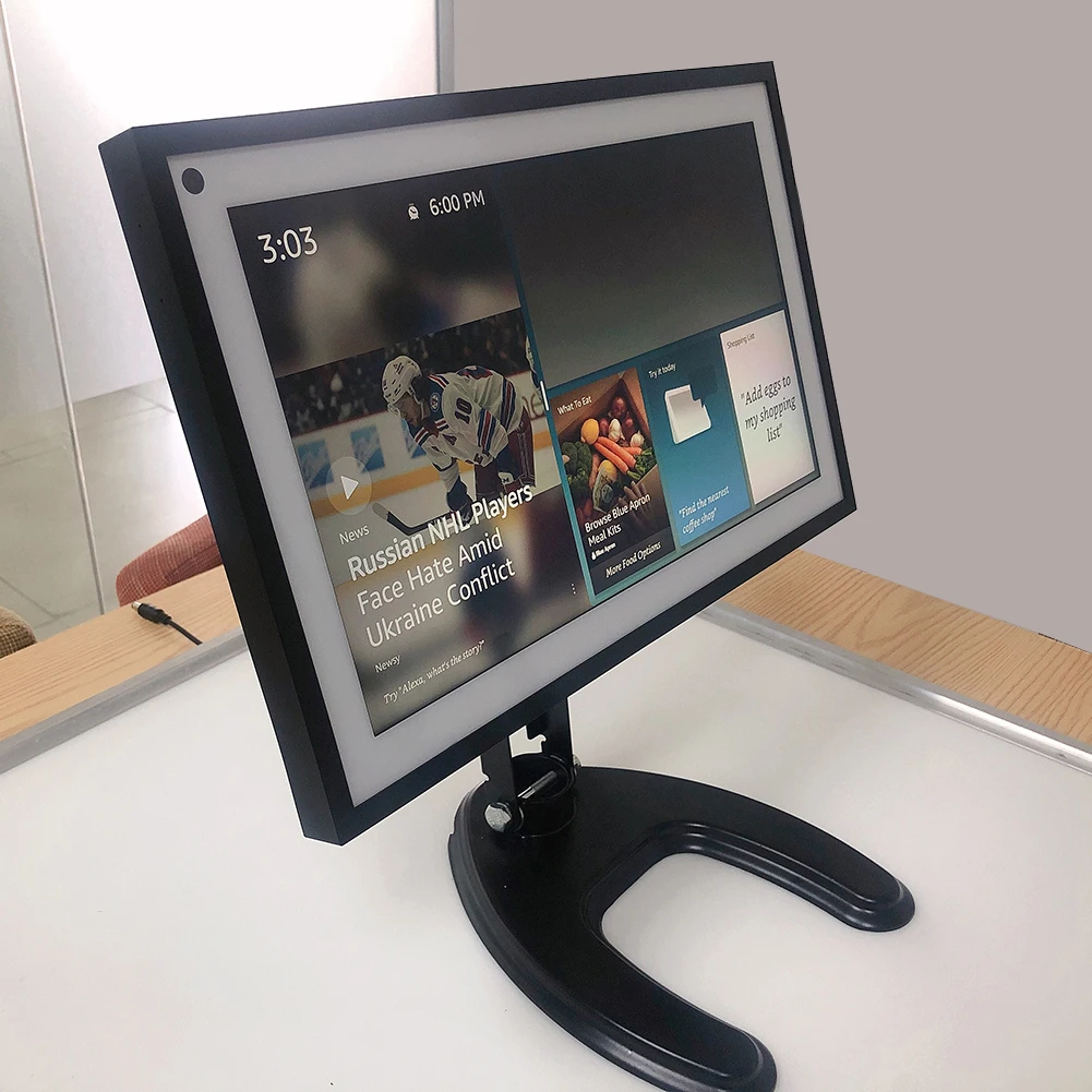 Monitor Display Base Adjustable Folding Desktop Stand Waterproof Multi-function Monitor Base for Echo Show 15