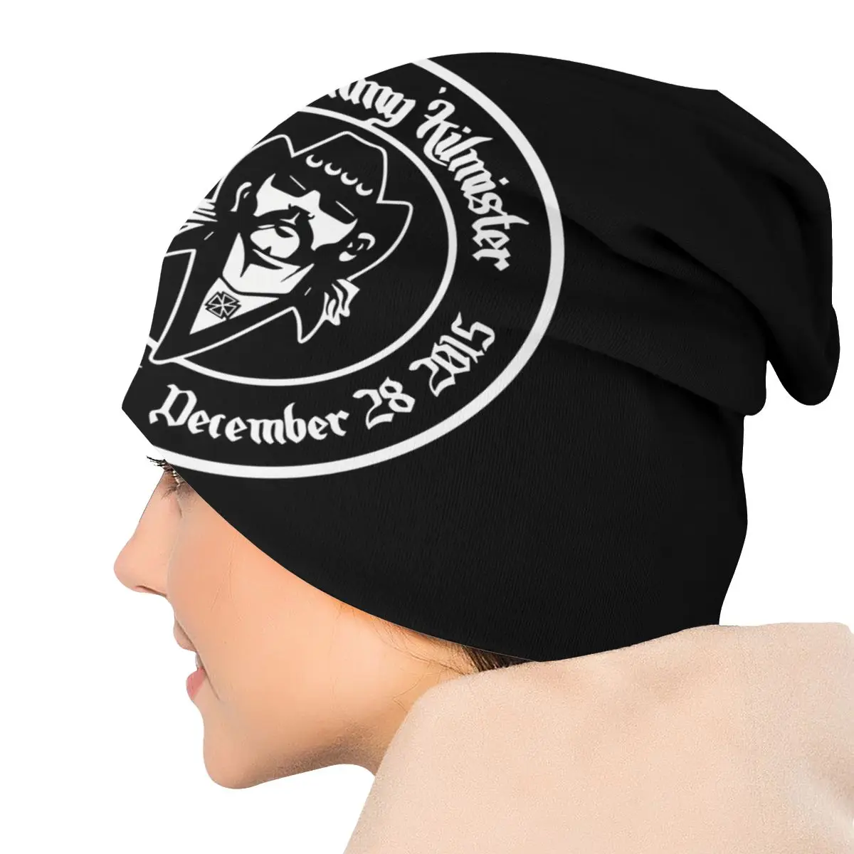 Thin Bonnet Hats Men Women\'s Lemmy Kilmister Cap Design Skullies Beanies Caps