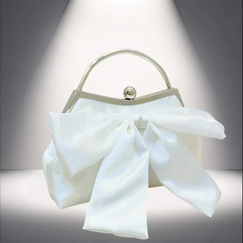 

Women's Bow Banquet Bag Fashion Trend Wedding Party Banquet Handbag Single Shoulder Diagonal Cross Bag Small Bag Women's Bag