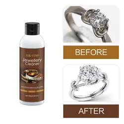 Jewelry Cleaner Silver Polishing Watch Diamond Cleaner Tarnish Remover Cleaner Liquid Metal Gemstone Jewelry Cleaning Solution