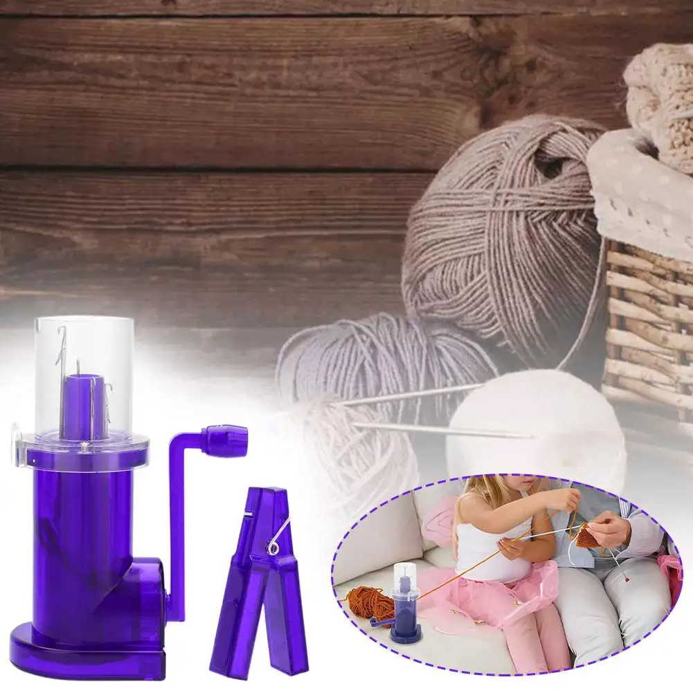 لتقوم بها بنفسك تعمل باليد تزيين اليد متماسكة تلوح في الأفق بكرة الحياكة نسج أداة الحبل صانع سترة آلة التلقائي الكروشيه الملحقات #3