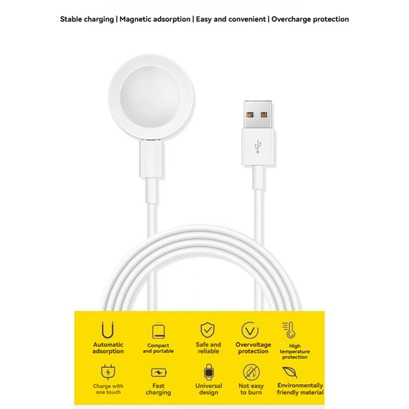 ●Wireles Magnetic Charger for Watch 4 3 Pro D GT5 GT4 GT3 GT3 Pro GT Cyber Runne GT 2022 Smart Watch-ABFB