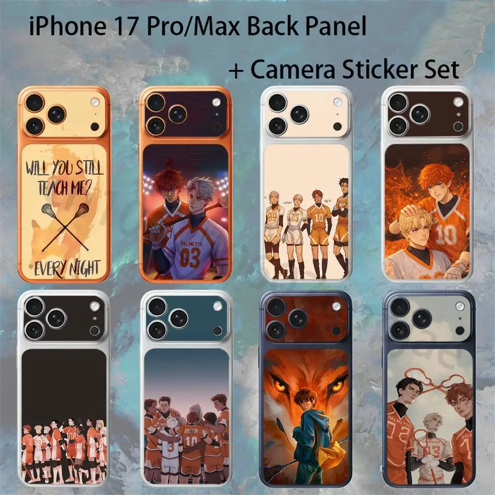 

The F-Foxhole Court For iPhone 17pro/Max Full body Back Cover Decal Skin Colorful Rear Protective Sticker Film