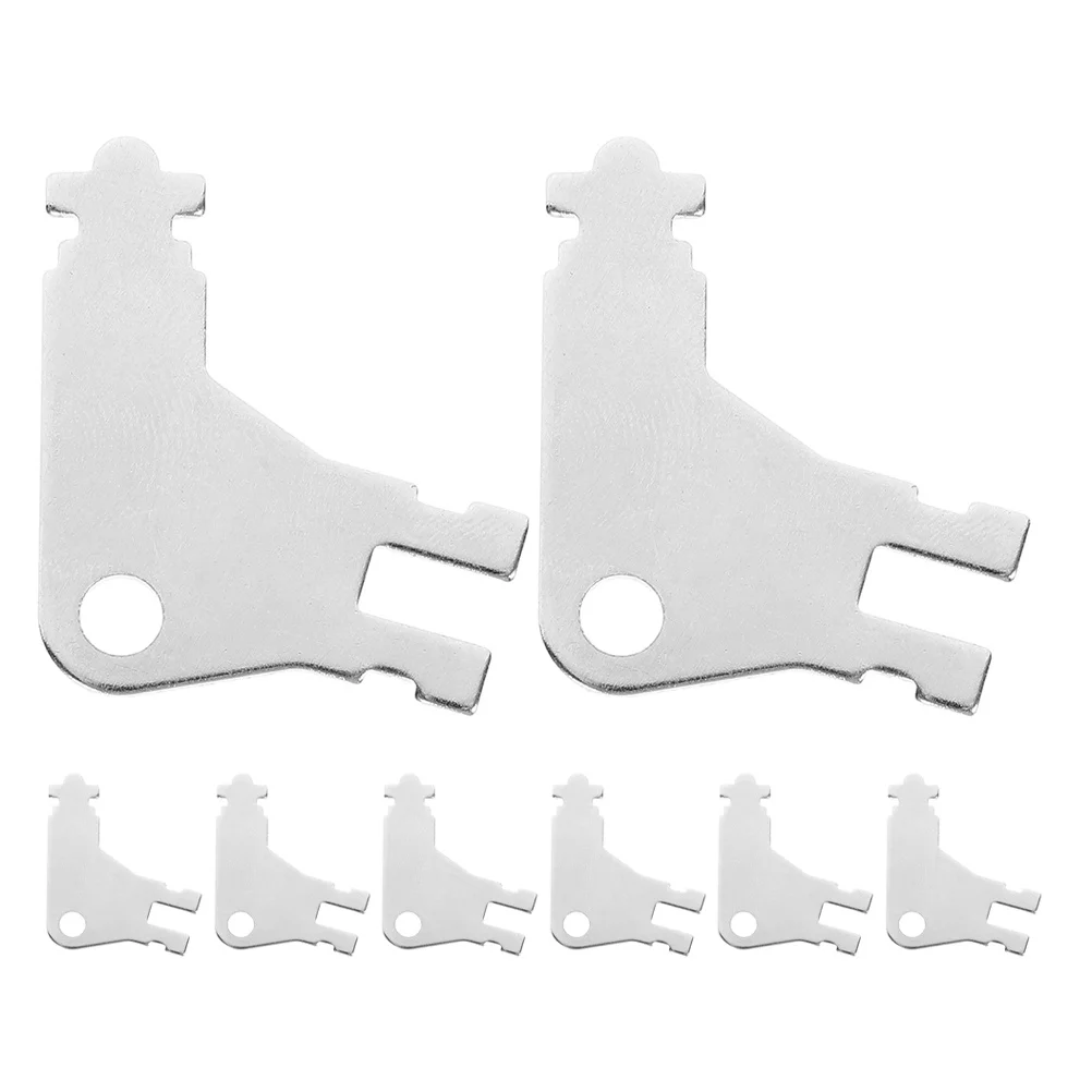 

8 Pcs Paper Towel Dispenser Key Toilet for Universal Dispensers Transparent Steel