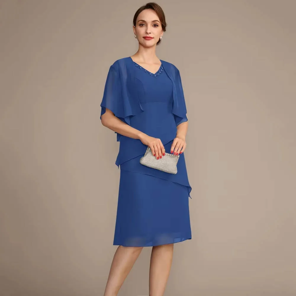 تخصيص الديكور ألف خط فساتين السهرة منتصف العجل طول أنيقة فستان حفلة العروس الجلباب فساتين حفلات الزفاف #1