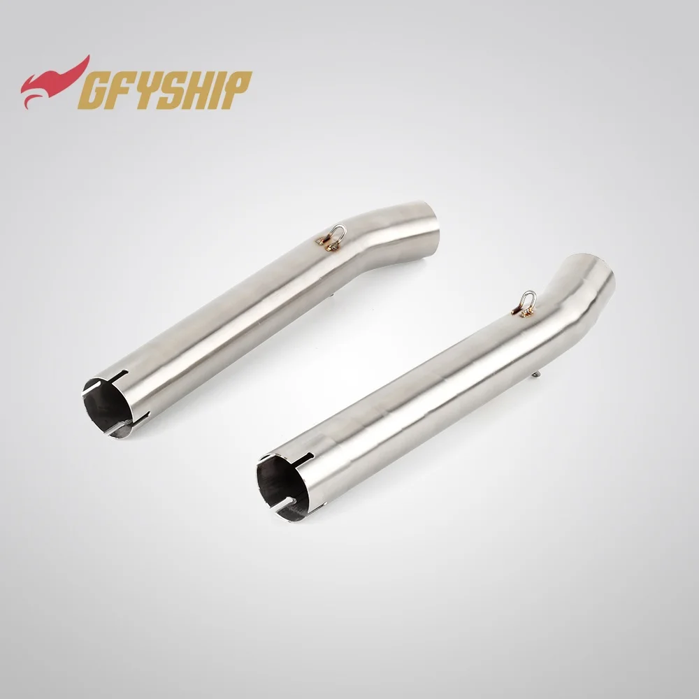 Motorcycle Exhausts Middle Link Pipes Slip-on For HONDA CBR1100XX BLACKBIRD 1996-2016 CBR 1100XX