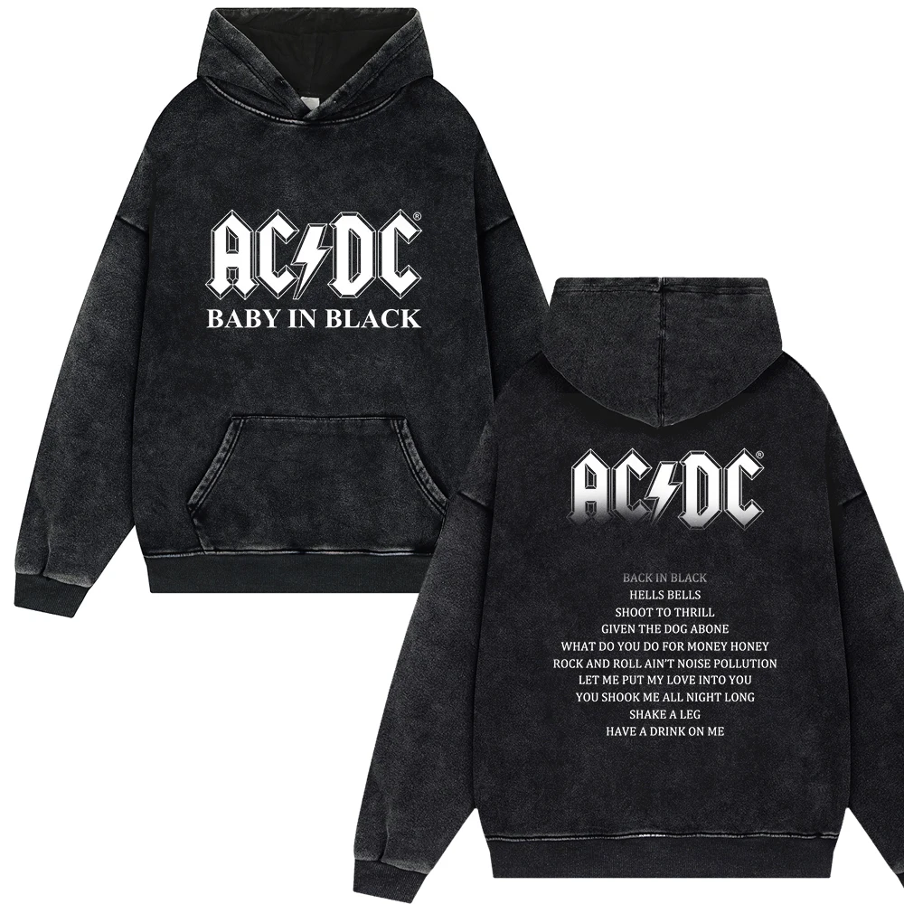 

2024 AC PWRDUP Live DC Vintage Washed Hoodie Harajuku Pullover Hip Hop Loose Men Top Men Women Male Fashion Oversized Clothes