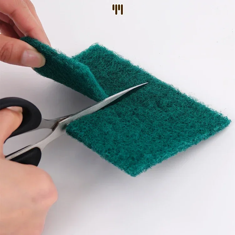 Double Sided Scrub Pad Grinding Rags Dishcloths Washing Dishes Cleansing Oil Removal Pan Pot Pads Dishrag Kitchen Rag Dishcloth