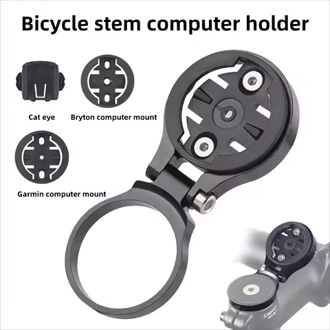 Bicycle Computer Holder Bike Stopwatch GPS Mount Stem Top Cap Computer Holder Phone Holder For Garmin Bryton Cateye Wahoo