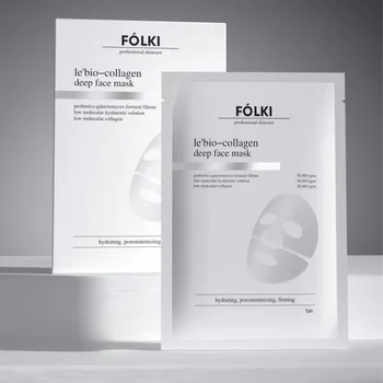 Bio Kollajen Yüz Maskesi Gözenekleri Küçültmek Derin Nemlendirici Gecelik Maskesi Nemlendirici Ferahlatıcı Parlatıcı Yüz Cilt Bakımı Kore