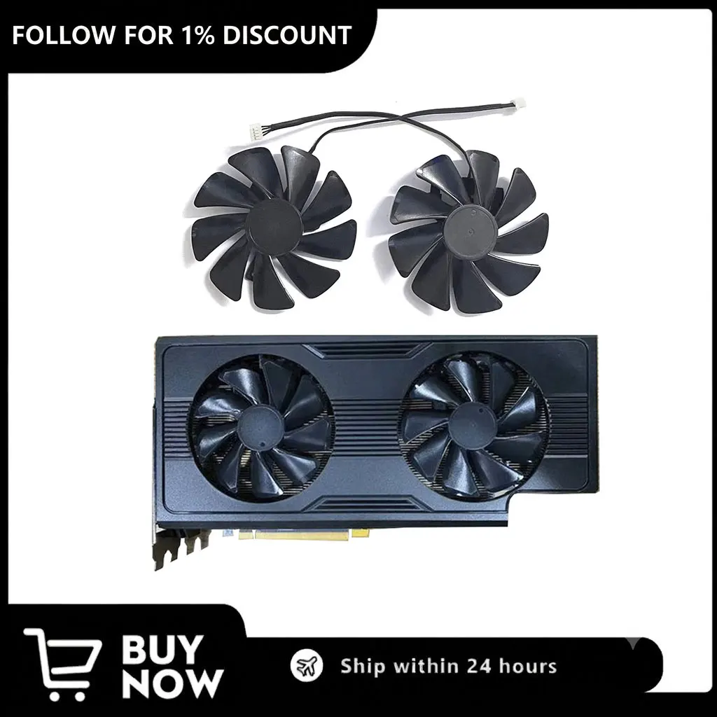 Cooling Fan for Sapphire Radeon RX570 Graphics Card 95MM 4PIN FD10015M12D GPU Fan