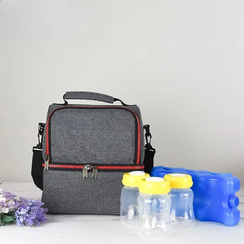 Standard Size Baby Bottle Breast Milk Cooler Tote Bag