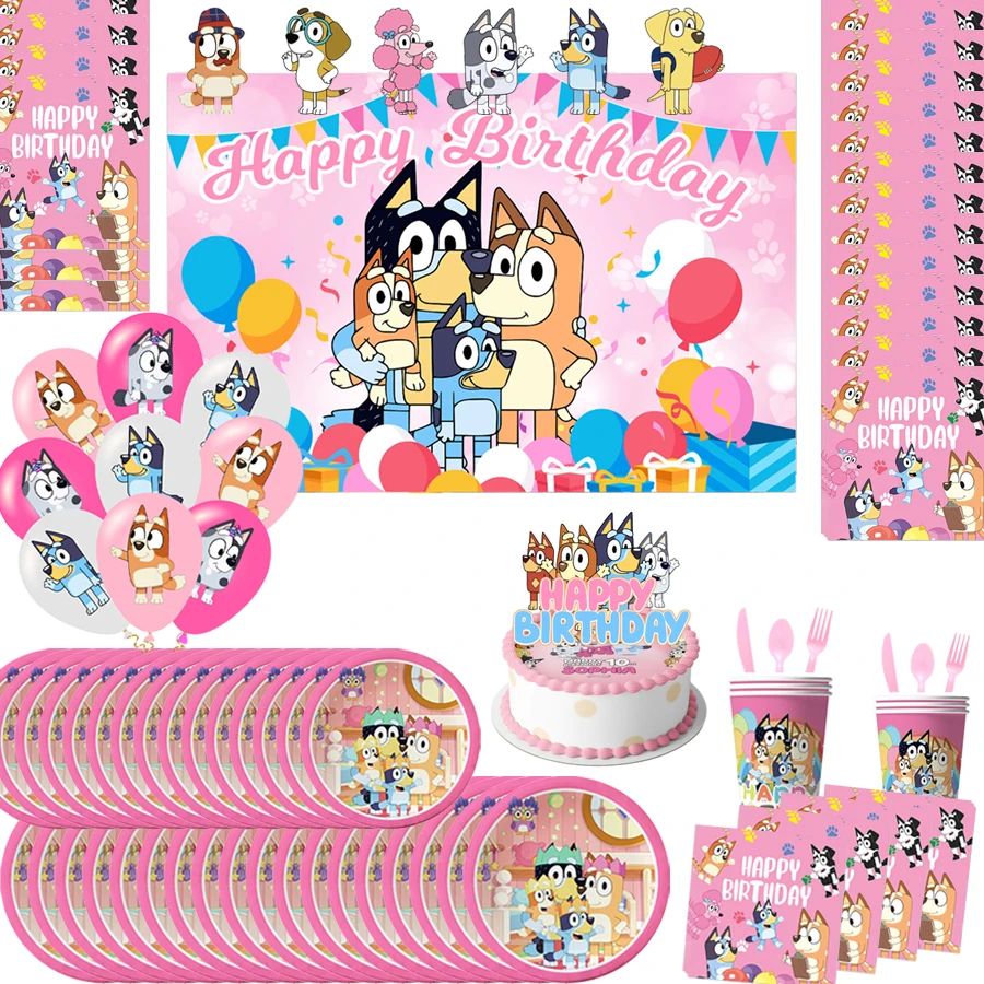 Pink Bluey Themed B…