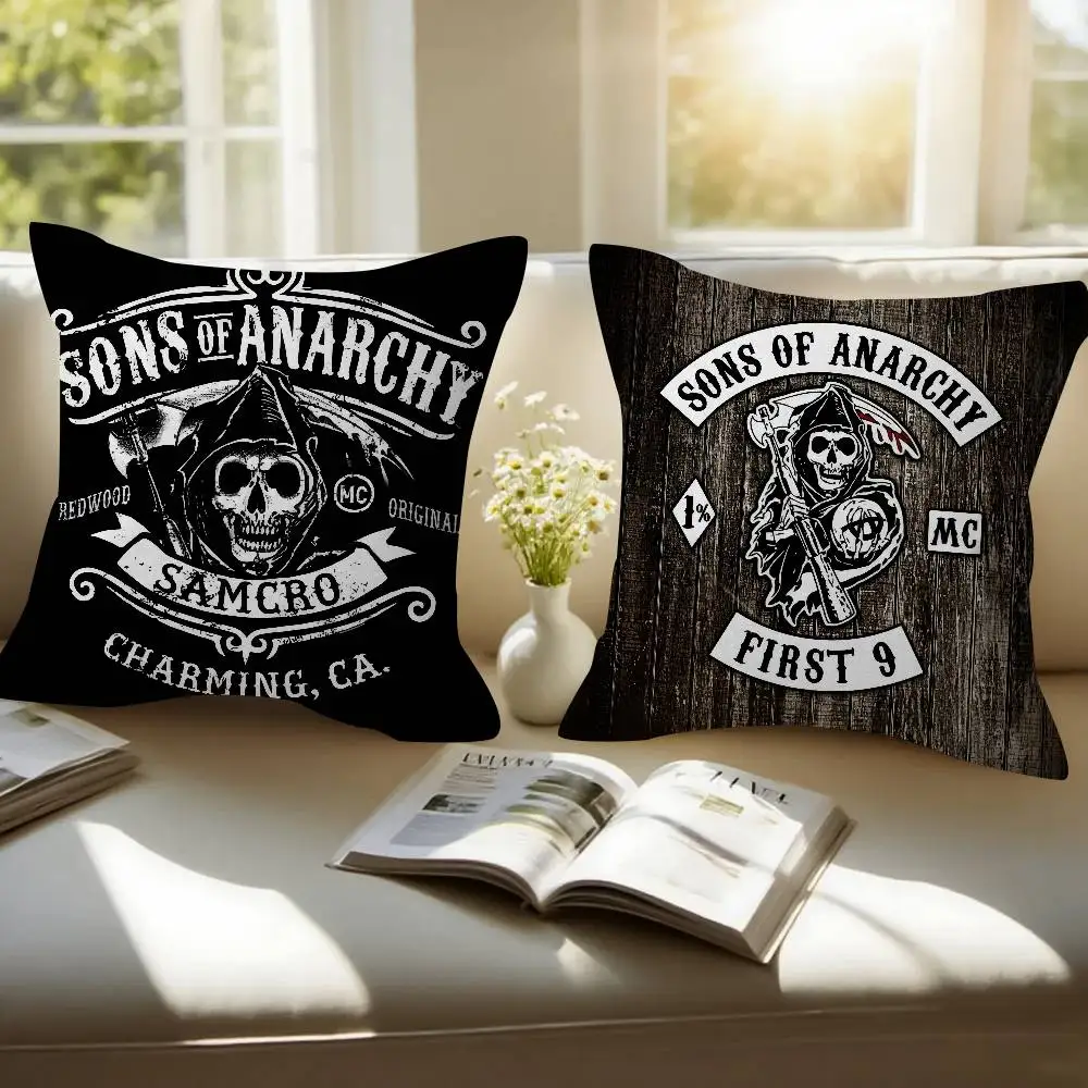 Classic Crime S-Sons Of A-Anarchy  Pillow Anime Pillow Sofa Bed Head Pillow Cover Cushion Cover Fashion