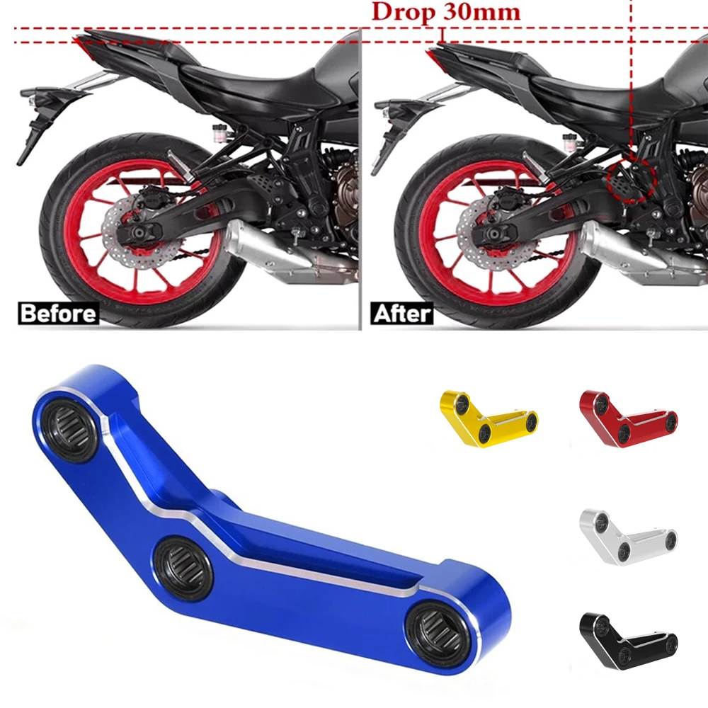 

Rear Suspension Lowering Link Bracket Kickstand For YAMAHA MT07 2014-2025 XSR700 2015-2025 FZ07 2014-2017 YZF R7 2014-2025