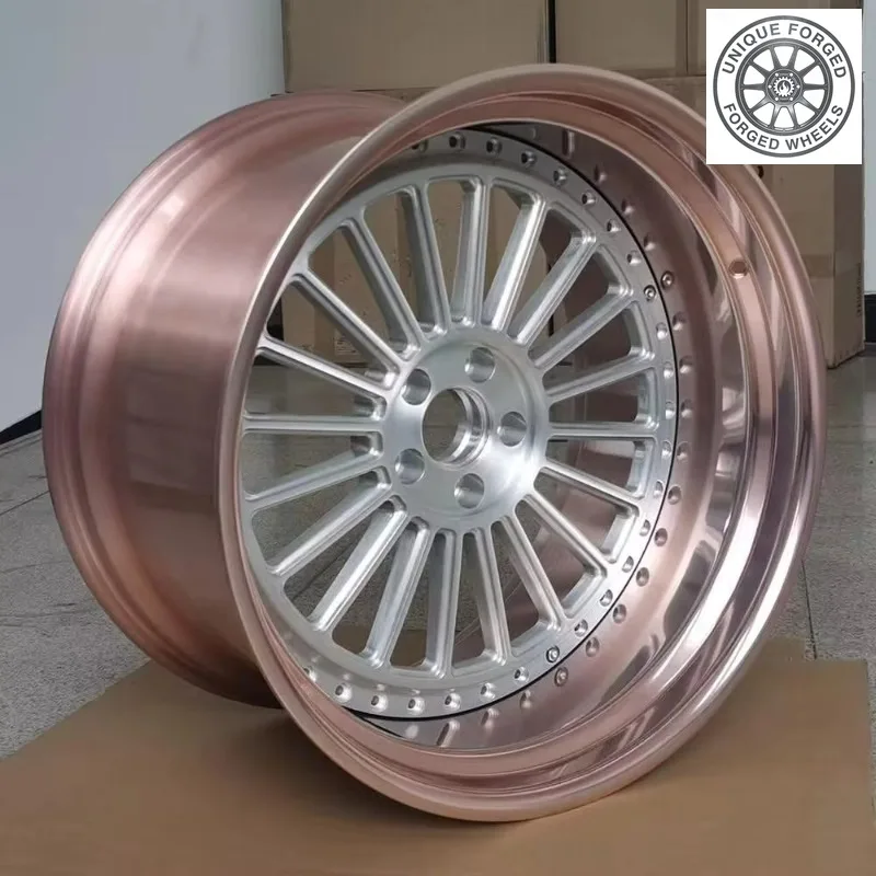 26 Style 17 18 19 20 21 22 24 Inch 5x112 5x114.3 5x100 5x120 5x114.3 5x108 Custom Aluminium Alloy Forged Wheels Rims 2‑piece Mat