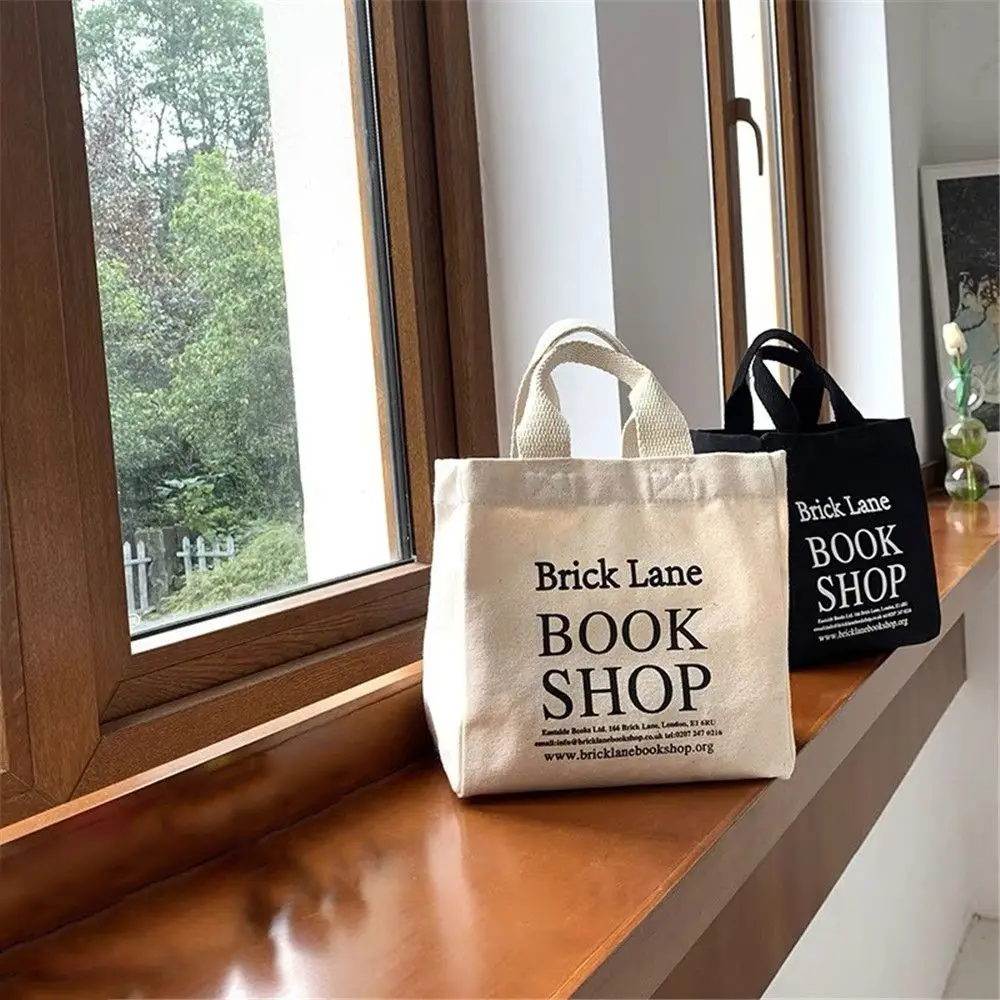 New Food Storage Bags Cloth Canvas Lunch Box Picnic Tote Handbag Pouch Lunch Bag
