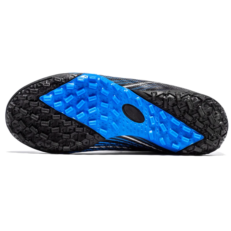 أحذية كرة القدم للأطفال، أحذية رياضية جديدة خفيفة الوزن بإبزيم دوار للأولاد والبنات في الهواء الطلق، أحذية تدريب مقاومة للماء ومضادة للانزلاق