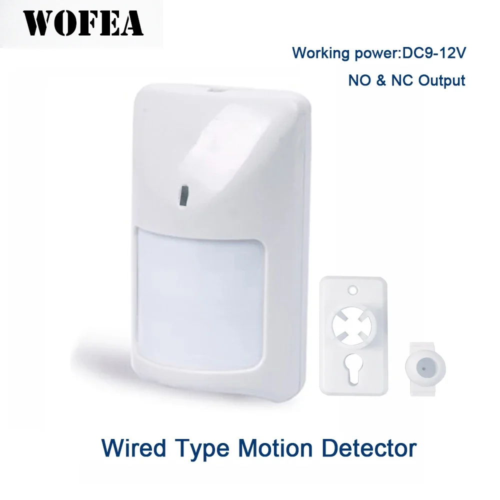 

Wofea wired type Motion Sensor Wired Type PIR Detector Infrared Detector Switch With NO NC Output 12V