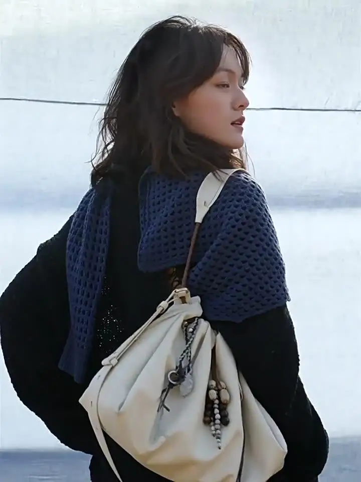 حقيبة حمل مجعدة من Songmont Baina، هوبو مترهل كبير الحجم للعمل والسفر، حقيبة ركاب ذات سعة كبيرة