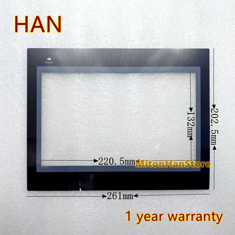 NB10W-TW01B Touch Panel Screen Digitizer NB10W-TW01B Protective Film Overlay