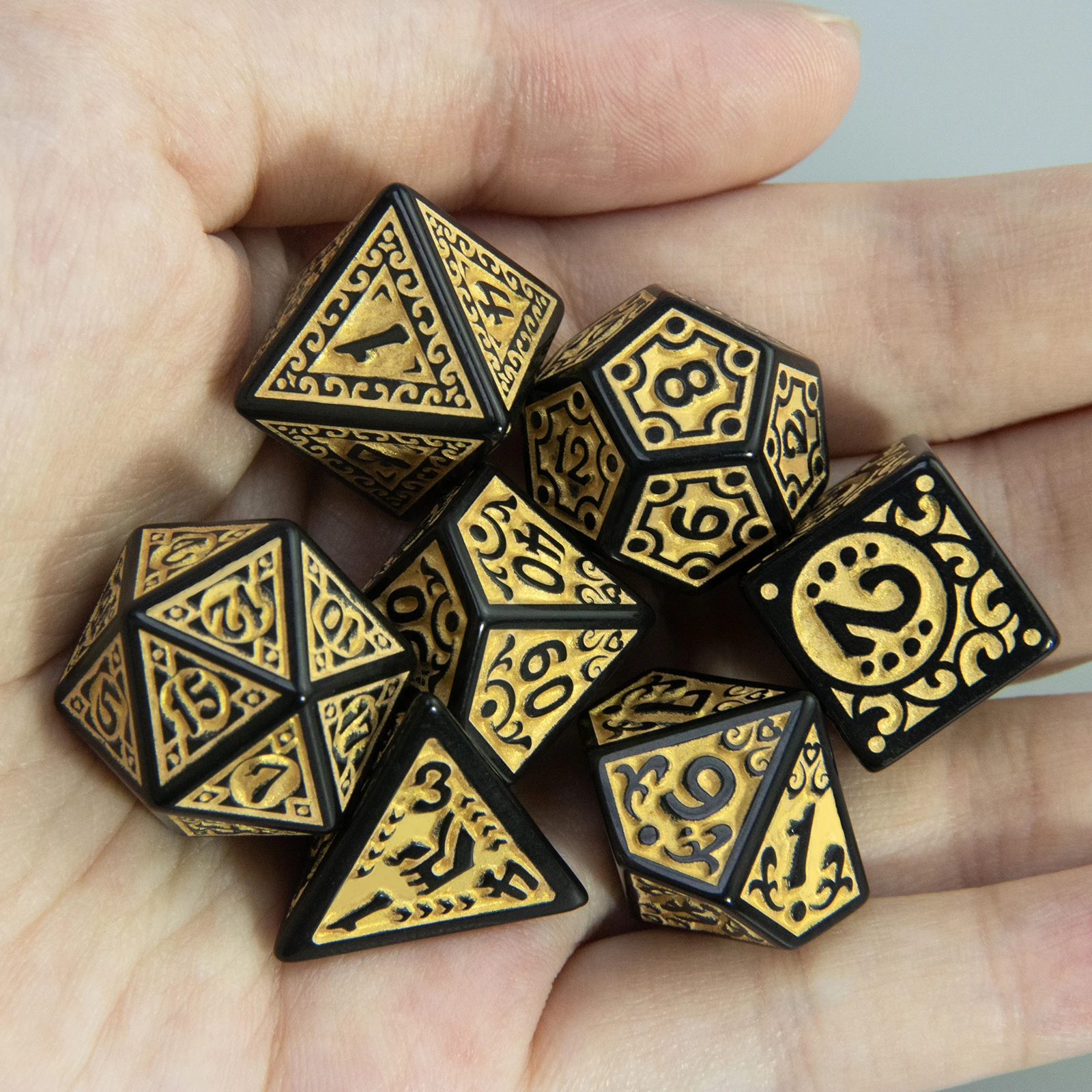 7Pcs DND Dice Set for TRPG Game