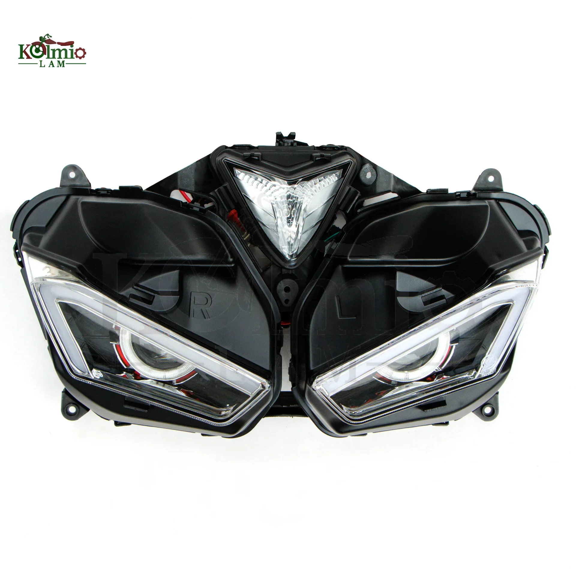 

Factory Hot Selling Applicable to R25/R3 2013-2017 Motorcycle LED Angel Eye Headlight Assembly, Lighting Headlights