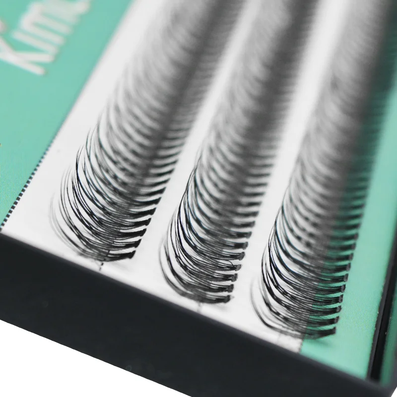 Hot Sale Bundle Eyelashes Natural Soft Fasle Fake Lashes 0.07mm Eyelash Extension Wholesale Makeup Dovetail Fly Eyelash