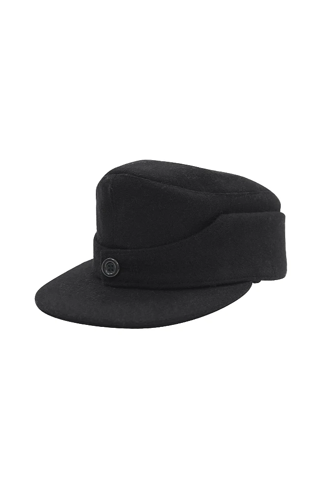 GHFF-006 Panzer Elite Black Wool M44 Field cap