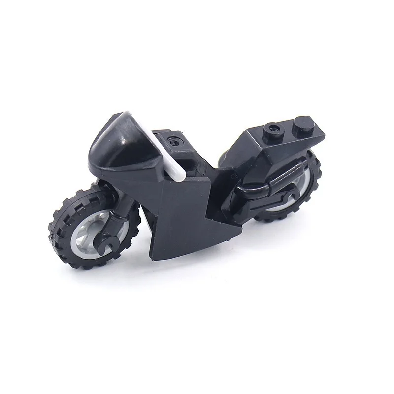 Cross-country Motorcycle Brinquedos Compatible City Military Figures Building Block Brick Original Mini Toys view 4