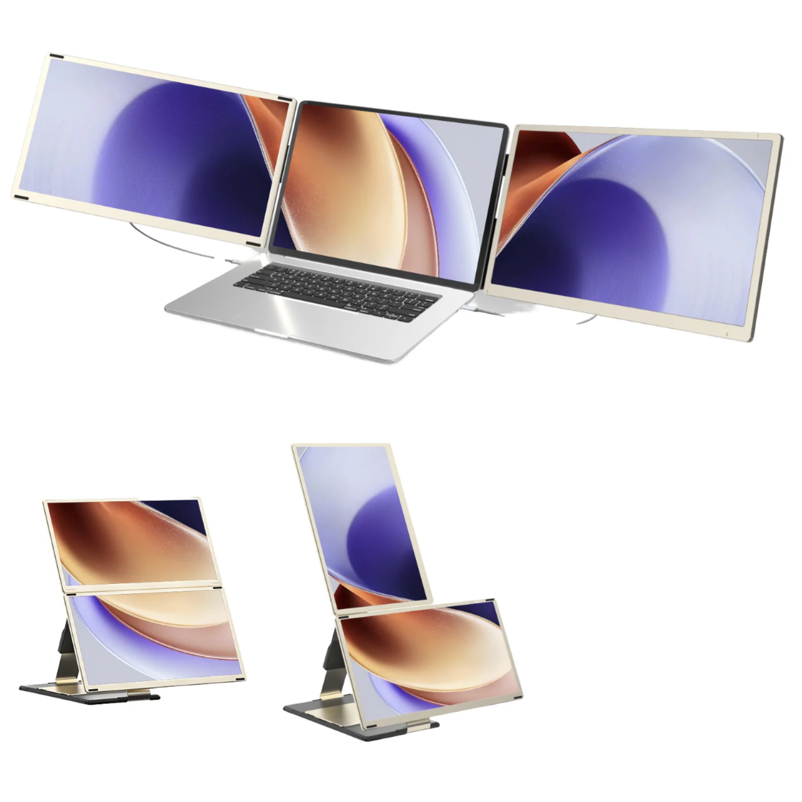 

Трендовый ноутбук S6 с диагональю 15,6 дюйма, 120 % SR ГБ, FHD 1080P, 360° ° Складной внешний IPS-монитор типа C для многозадаточной удаленной работы