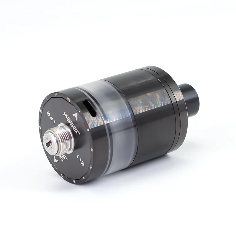 sxk  Kooroo Kalibr 23.30 Style 23mm RTA 4.5ml Adjustable Airflow vape Rebuildable tank atomizer  vs Kylin Mini V2 - view 3