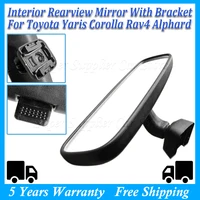Nuevo espejo retrovisor interior de coche con soporte para Toyota Yaris Corolla Rav4 4runner Alphard 87810-52040 87810-52041 87810-0WG00