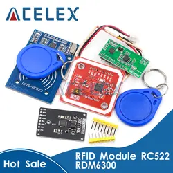 RFID module RC522 MFRC-522 RDM6300 Kits S50 13.56 Mhz 125Khz 6cm With Tags SPI Write & Read for arduino  2560