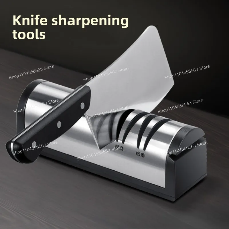 Home & Small Food Shop Electric Sharpener – Automatic High-Precision Multi-Functional Tool for Knives & Scissors