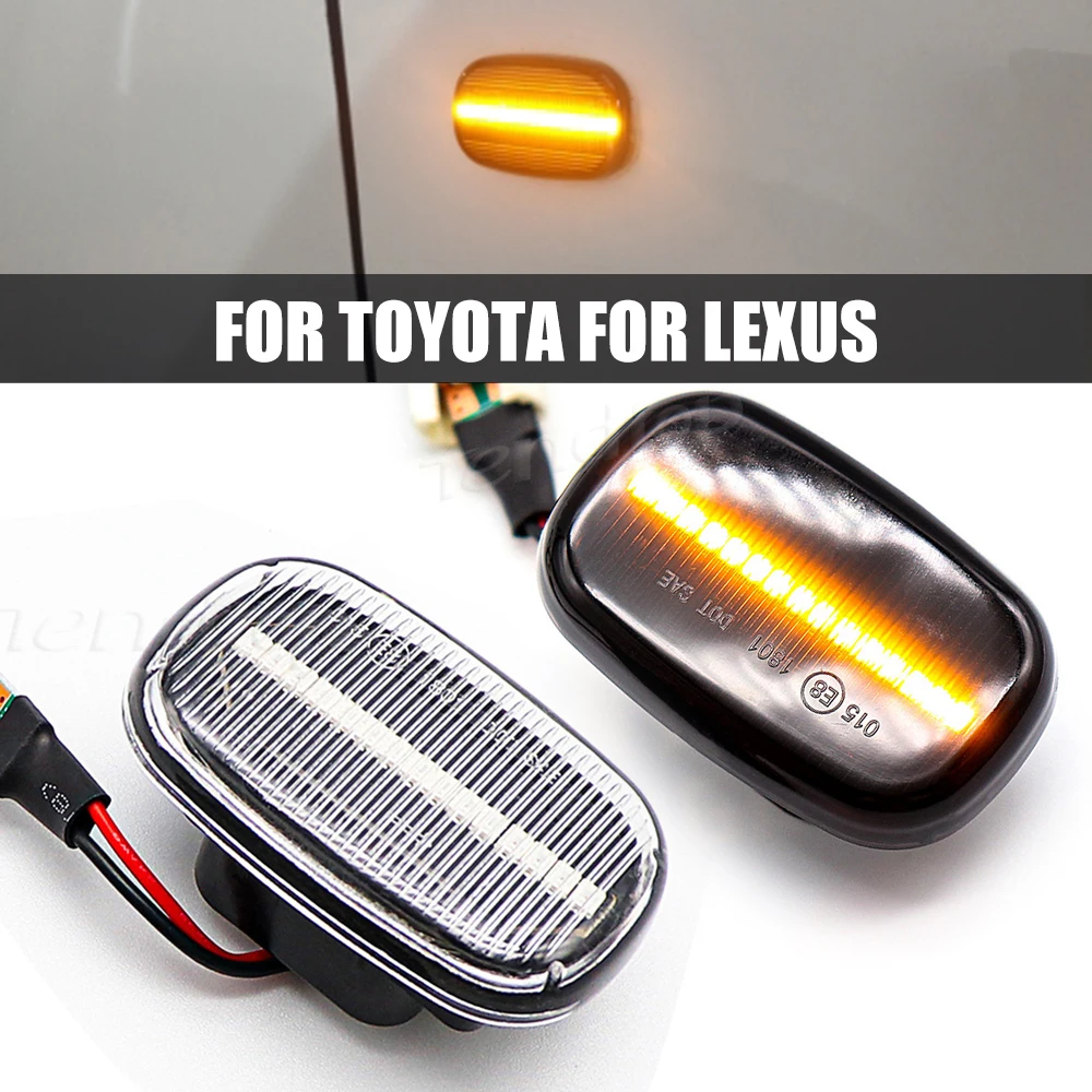 Dynamic Side Turn Signal Light For Toyota Celica T20 T23 Corolla Camry Caldina Avensis Starlet Prius Fielder Verso Runx Celina