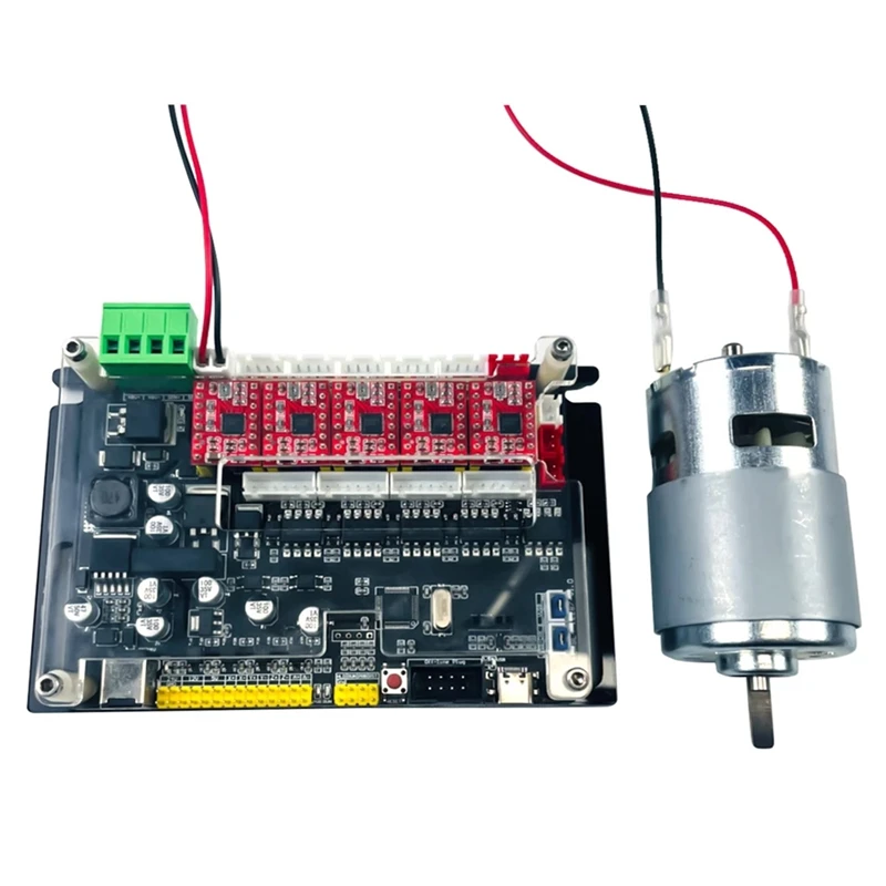 Offline Controller 32-Bit 4 Axis Control Board, GRBL Control, Optical Coupling,With 300W/500W Spindle For CNC Engraver