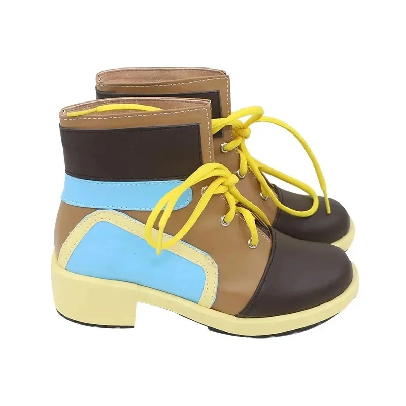 A;3,v,7'd/Nuevas Botas de Cosplay de Undertale de Ink Sans, Zapatos de Cuero PU para Halloween y Carnaval, Personalizadas Madx;4,v7,h/