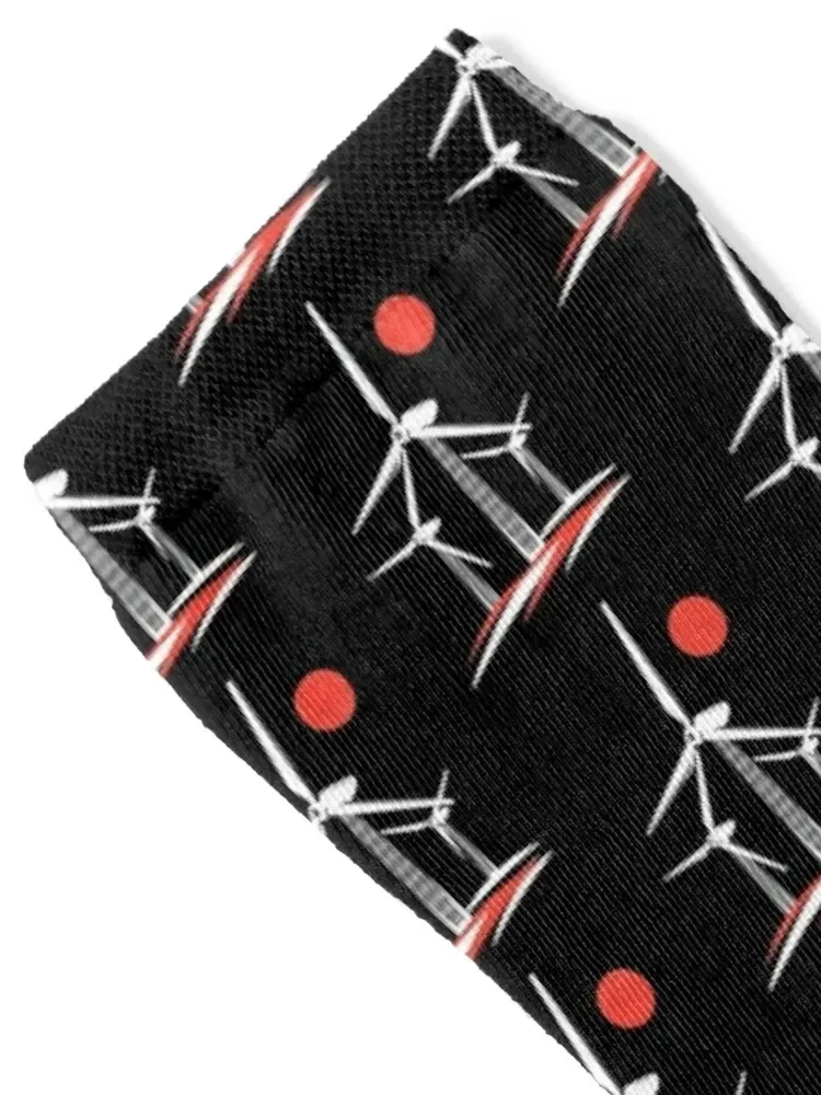 Wind Turbine Wind Power Wind Energy Socks football christmas gift Socks For Man Women's