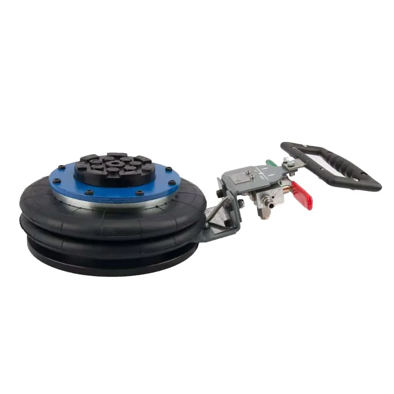 

Stable 2T Pneumatic Jack Car Lifting Equipment Lift Time 3 Sec 350mm Height Air Balloon Jack With High Quanlity Rubber Car Jack