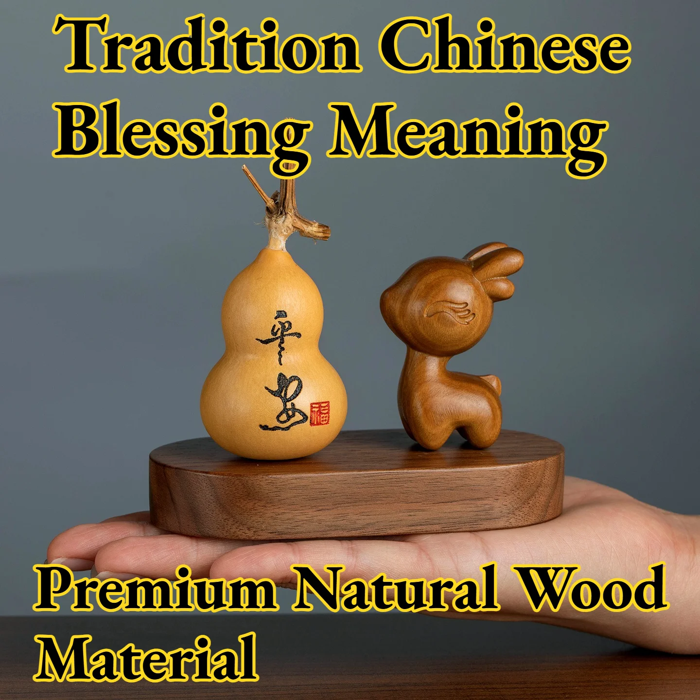 

Декоративное украшение для автомобиля из натурального красного сандалового дерева в форме оленя, с основанием из орехового дерева Ping An Hulu, для центральной консоли, в новом китайском стиле, простое.